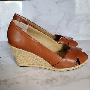 Brown Wedge Sandals